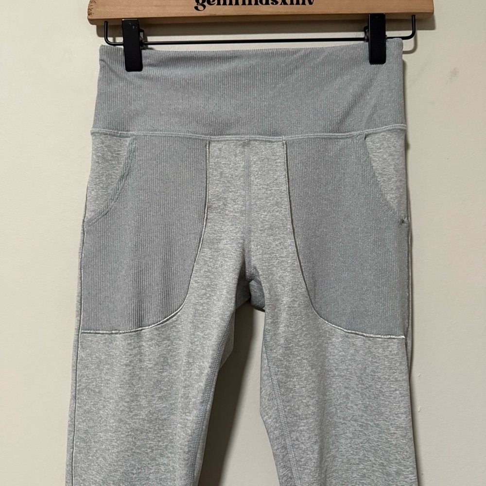 ATHLETA GIRL HIGH RISE SOFTLUXE TIGHT Gray Size XL/14 - Picture 3 of 12